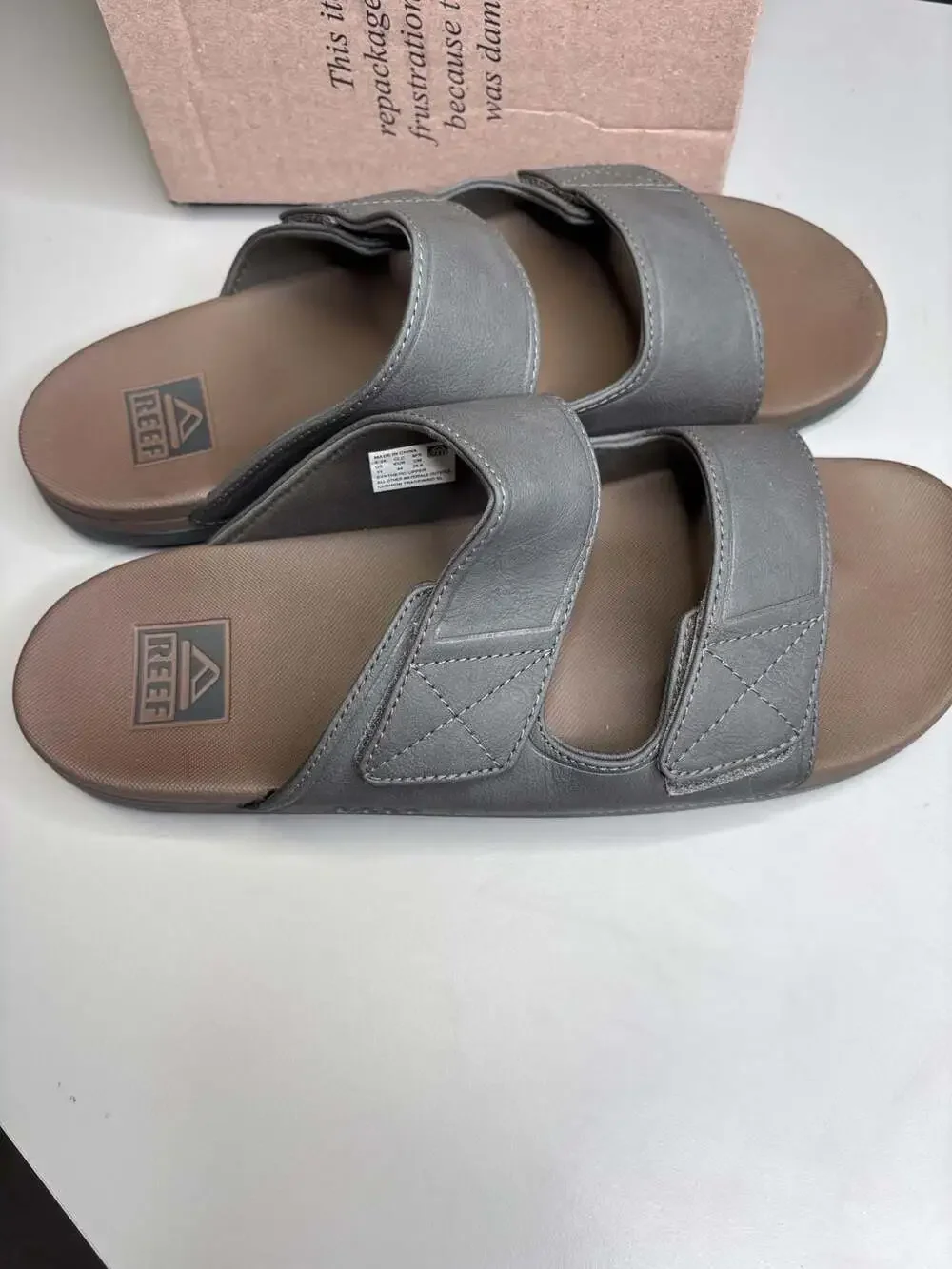 Reef Cushion Tradewind SL Men's Adjustable Slide Sandals size 11